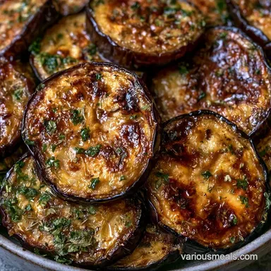 Oven Roasted Eggplant for 4 Servings
