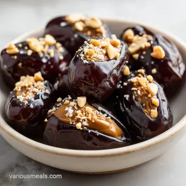 Paleo Snickers Dates in 70 Minutes