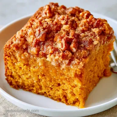 Pumpkin Crunch Cake for 12 Servings