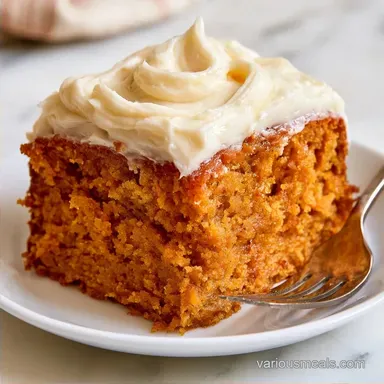 Pumpkin Dream Cake for 12 Servings