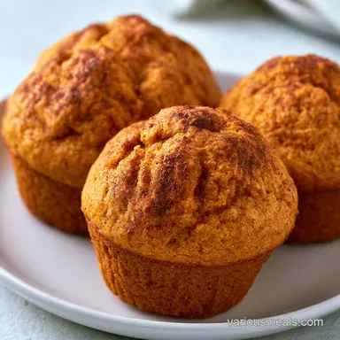 Pumpkin Protein Muffins for Meal Prep