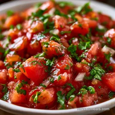 Quick Food Processor Salsa in 15 Minutes Recipe Card