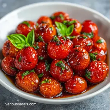 Quick Tomato Side Dish in 11 Minutes Recipe Card