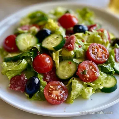 Rustic Italian Salad in 20 Minutes Recipe Card