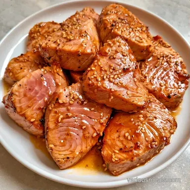 Soy Tuna Marinade for 4 Servings Recipe Card