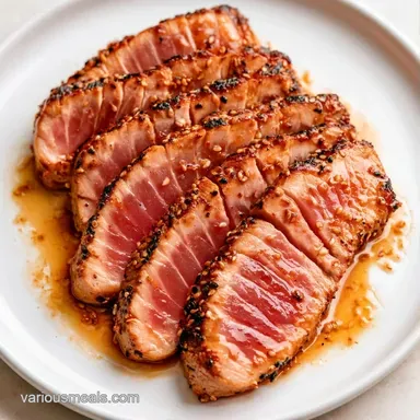 Sesame Garlic Ahi Tuna in 24 Minutes Recipe Card
