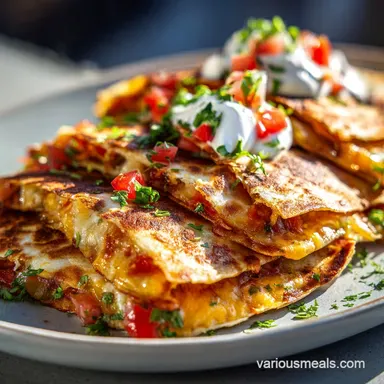 Sheet Pan Quesadilla: Baked for 8 Servings Recipe Card