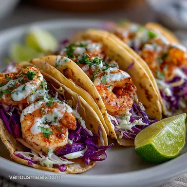 Shrimp Tacos with Mango Salsa in 15 Minutes