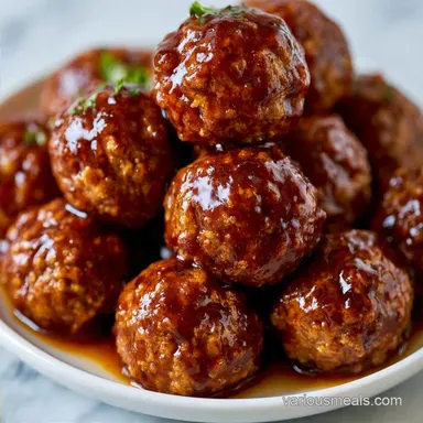 Simple Bourbon Meatball Glaze in 25 Mins