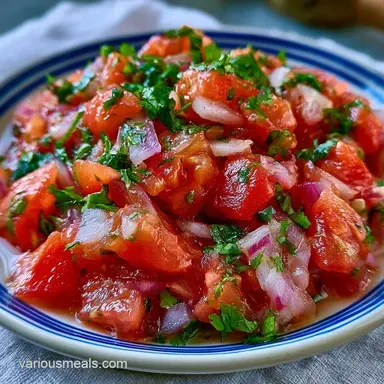 Simple No Cook Salsa in 25 Minutes Recipe Card