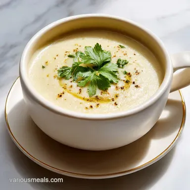 Slow Cooker Baked Potato Soup for 8 Servings Recipe Card