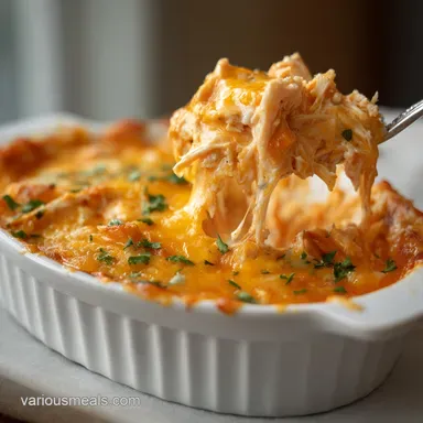 Slow Cooker Buffalo Chicken Dip: Velvety Recipe Card