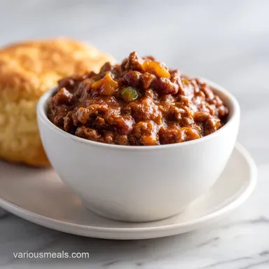 Slow Cooker Sloppy Joes with Ground Beef for 8 Servings
