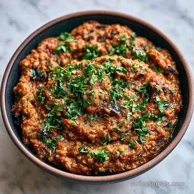 Baingan Bharta for 4 Servings Recipe Card