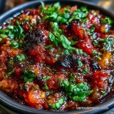 Smoky Fire Roasted Salsa in 25 Minutes