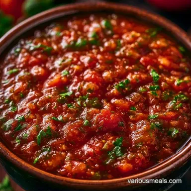 Salsa Roja with Dried Chiles