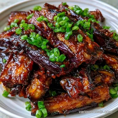Stir Fried Japanese Eggplant in 15 Minutes Recipe Card