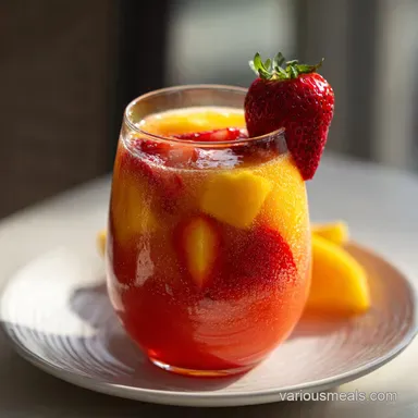 Strawberry Mango Sangria for 8 Servings