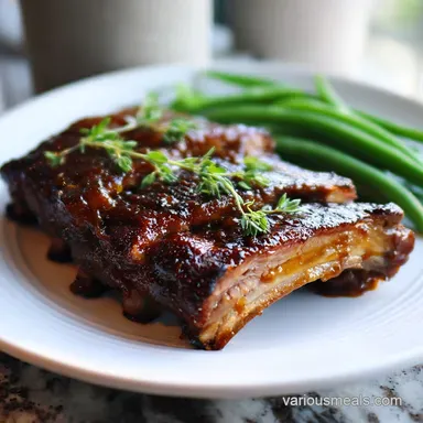 Instant Pot Ribs for 4 Servings