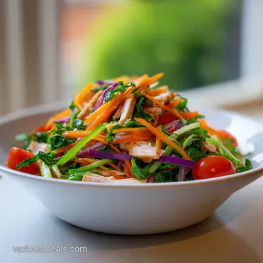 Chef Salad in 30 Minutes Recipe Card