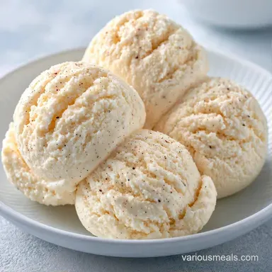 Vanilla Protein Ice Cream: Creamy Recipe Card