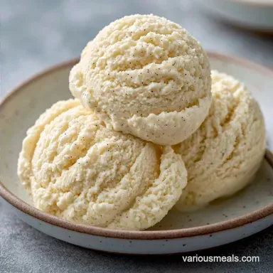 Vanilla Protein Ice Cream: Creamy
