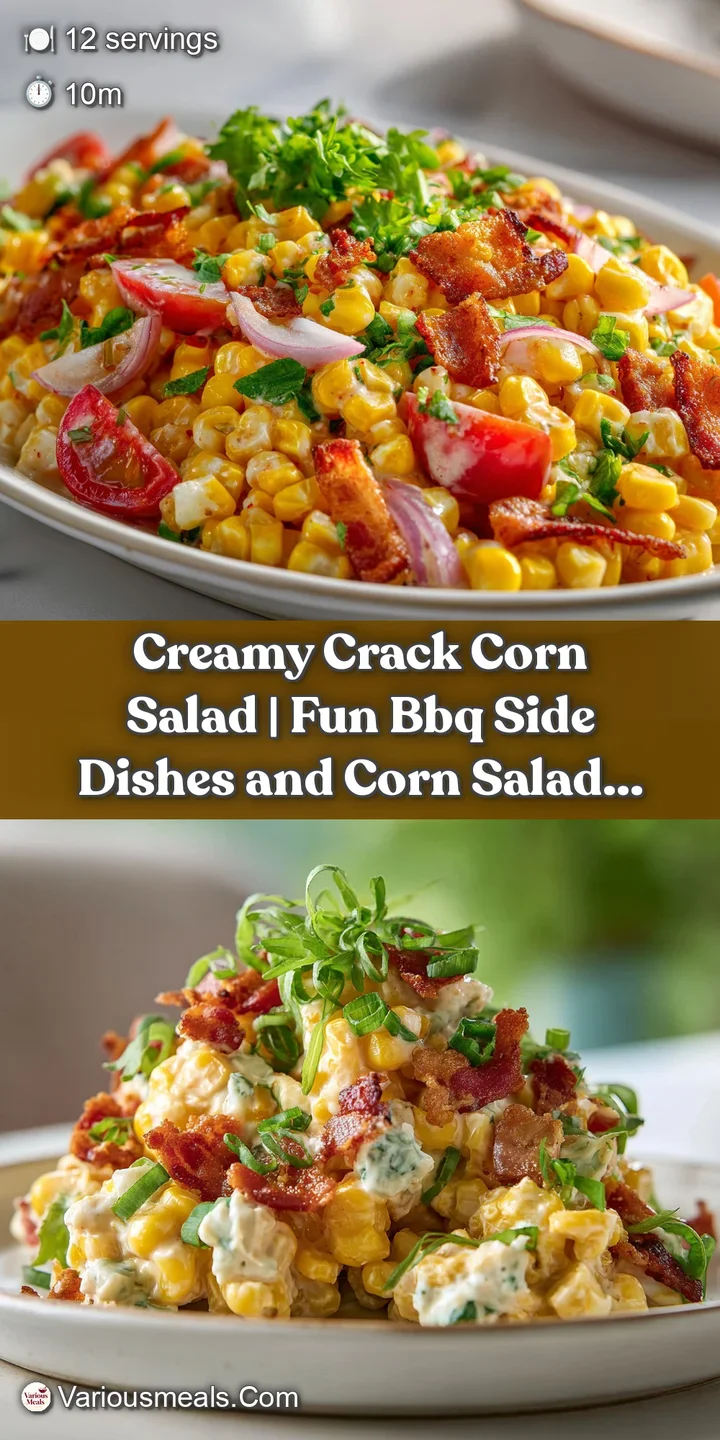 Close-up of plump corn kernels coated in a rich, creamy sauce, with hints of smoky char.