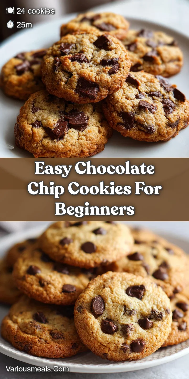 Close-up of a soft chocolate chip cookie, warm and gooey, with melted chocolate chips and a slightly crisp edge.