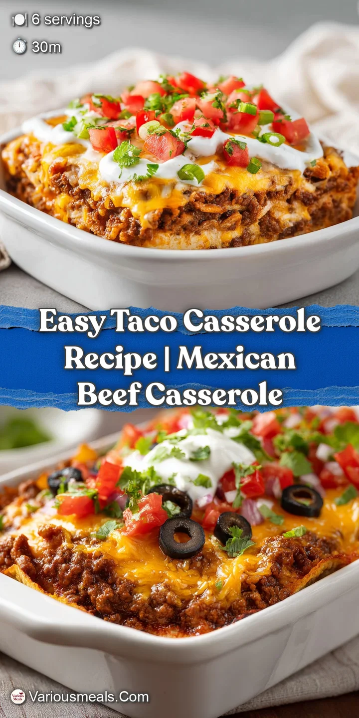 Close-up of melted cheese cascading over seasoned ground beef and tender pasta in a savory casserole.