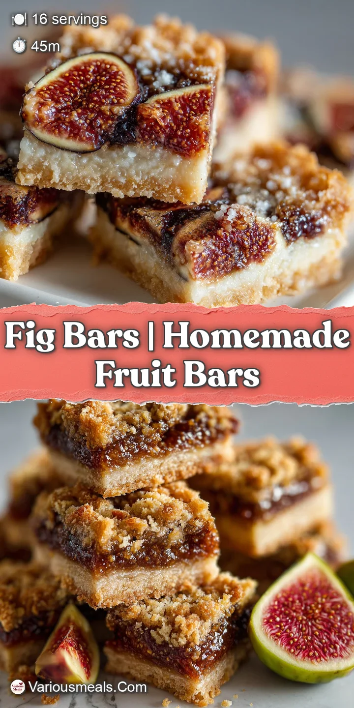 Close-up shot of a fig bar highlighting the chewy fig filling nestled between layers of golden-brown, crumbly oatmeal crust.