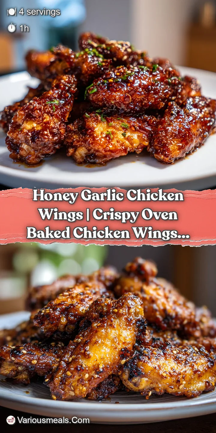 Close-up of a perfectly baked chicken wing, glossy with sticky honey garlic glaze and char marks.