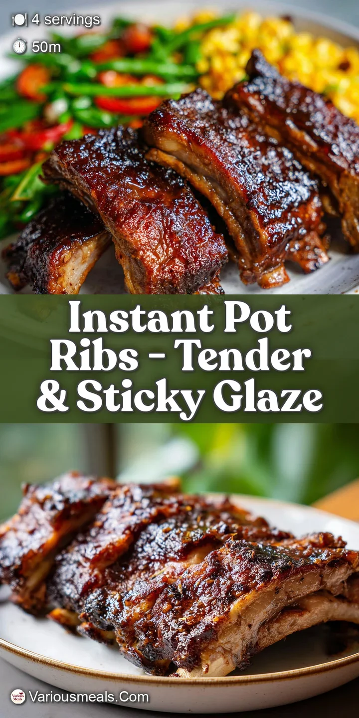 Mouthwatering ribs glistening with barbecue sauce. Visible smoke ring hints at a deep, smoky flavor. Juicy and falling off...