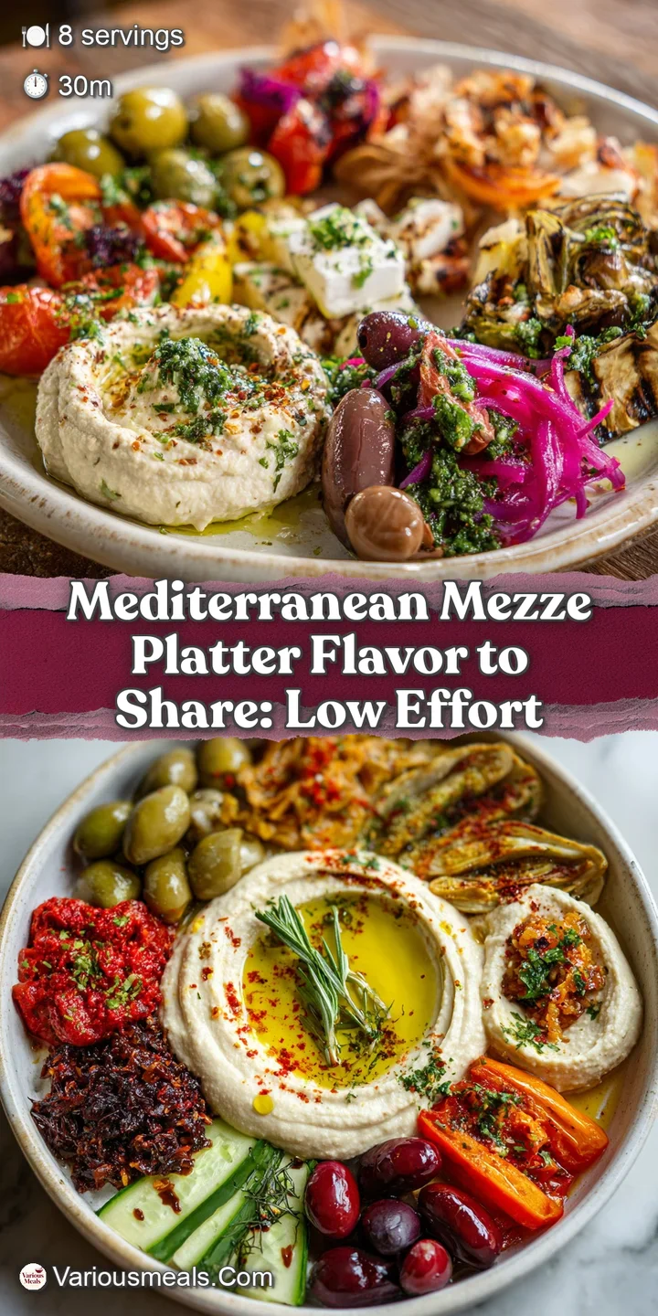 Close-up of a mezze platter showcasing creamy hummus, salty olives, and soft pita. A textural feast, bursting with fresh f...