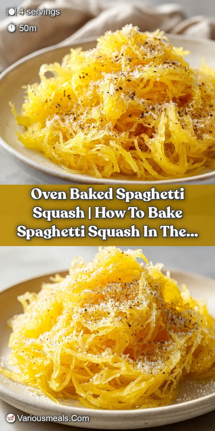 Close-up of golden-brown cheese bubbling over tender, stringy squash strands with a sprinkle of cracked black pepper.