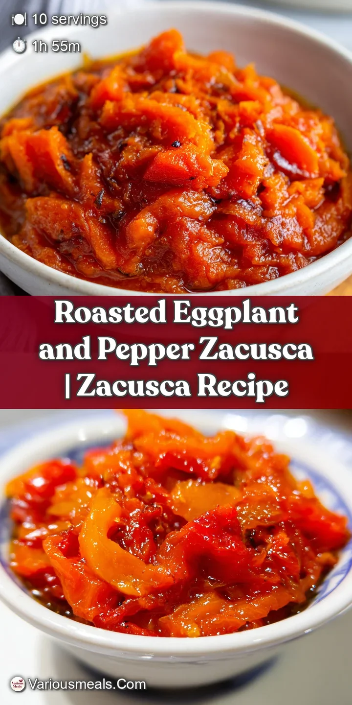 Close-up of a creamy, textured orange vegetable dip featuring roasted red pepper bits and a glistening oil sheen.