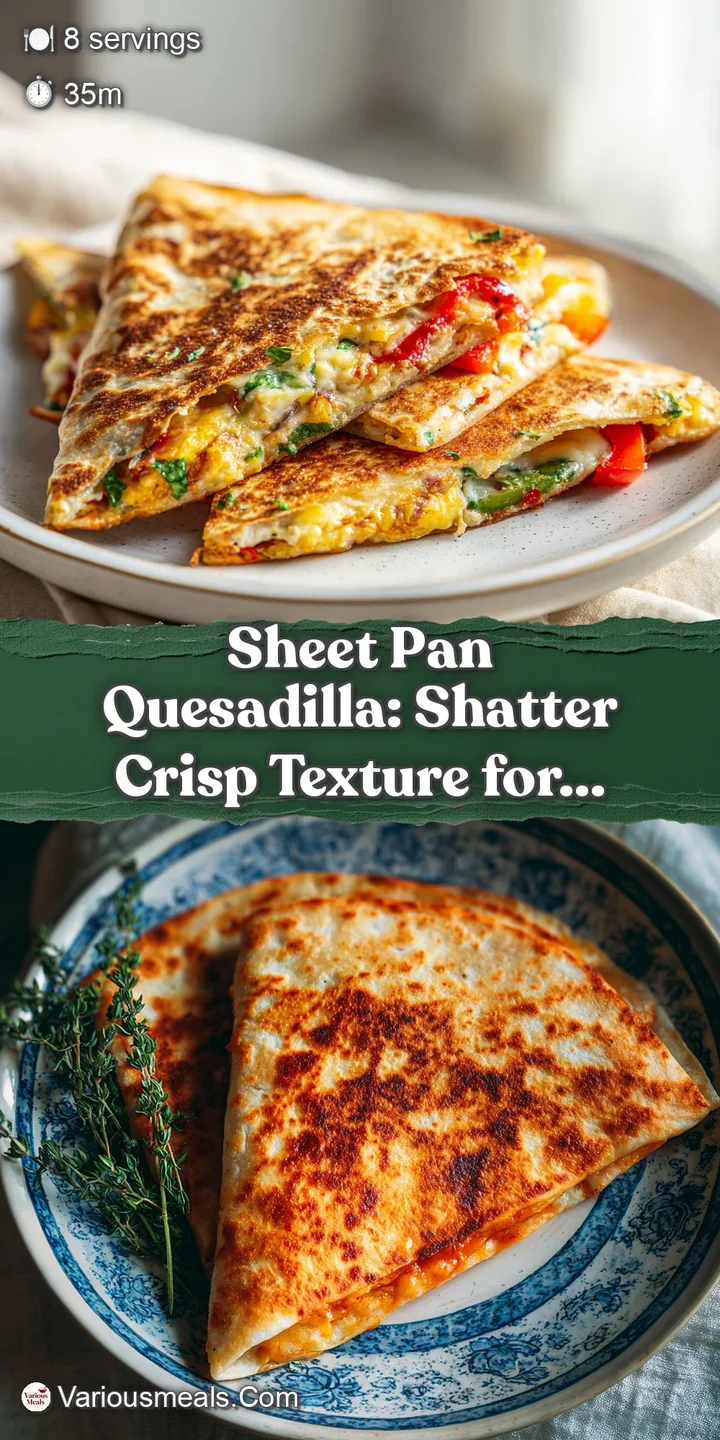 Warm, cheesy quesadilla filling spilling out, with toasted tortilla edges and colorful peppers glistening under the light.