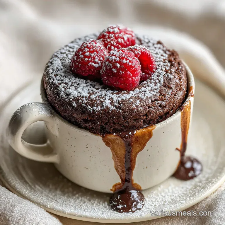 5 Minute Mug Cake Recipe with Chocolate Chips