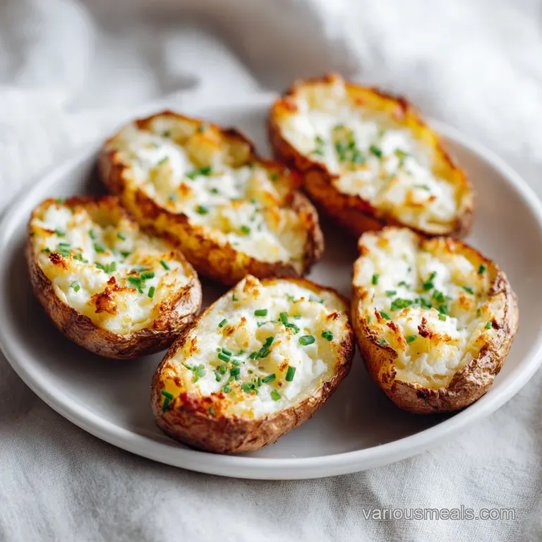 Air Fryer Potato Skins: Crispy and Loaded