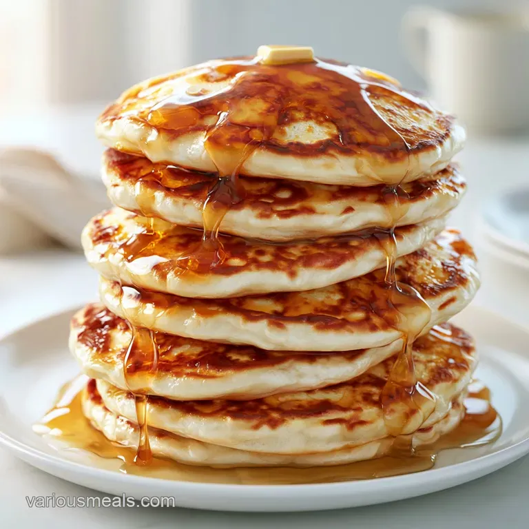 Almond Flour Pancakes with Maple Syrup