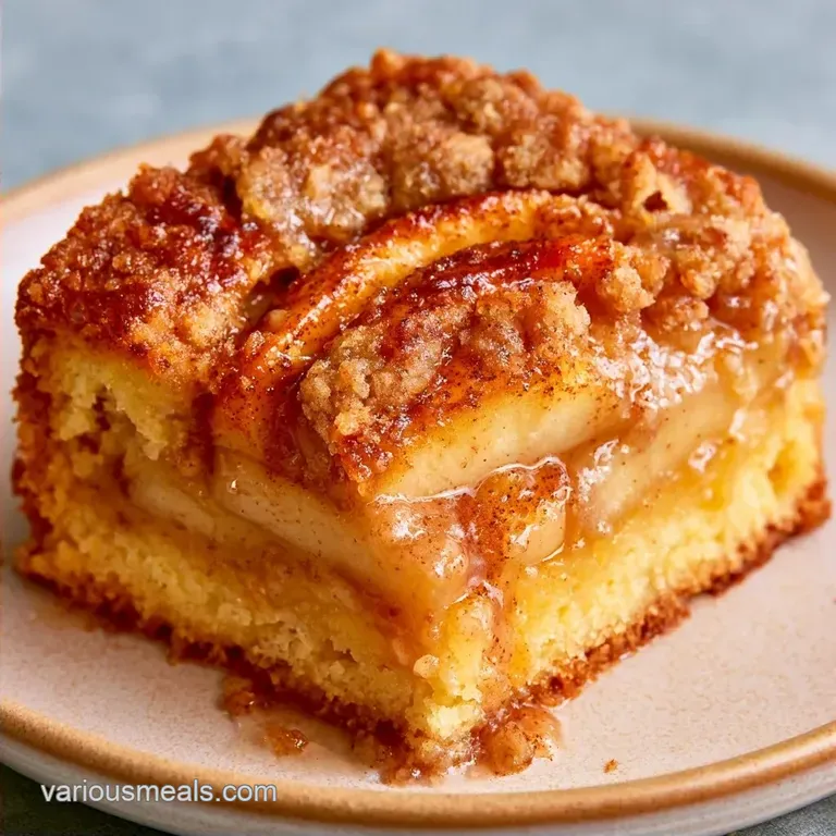 Apple Cake Dump with Cake Mix