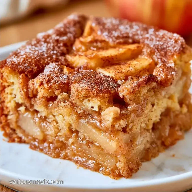 Old Fashioned Apple Cinnamon Sheet Cake
