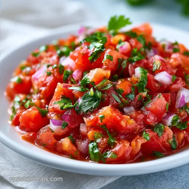 Classic Salsa Mexicana: Smoky and Chunky