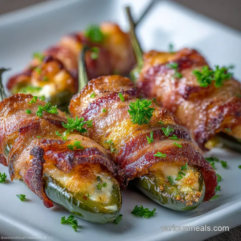 Bacon Stuffed Jalape&ntilde;o Poppers: Smoky & Creamy