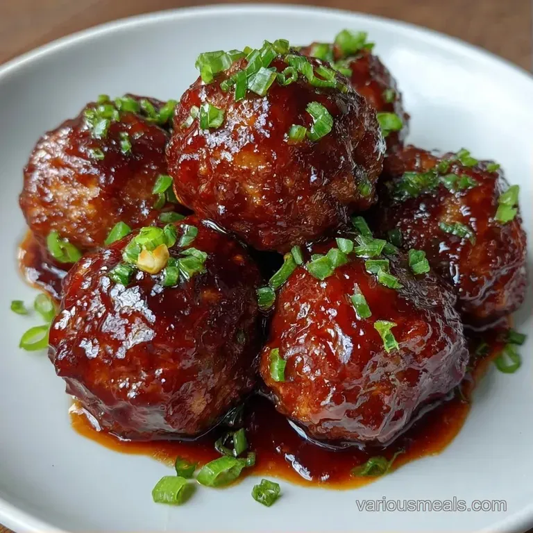 Glossy, deep-brown glazed spheres arranged on a rustic wooden board with sprigs of fresh green parsley for contrast.