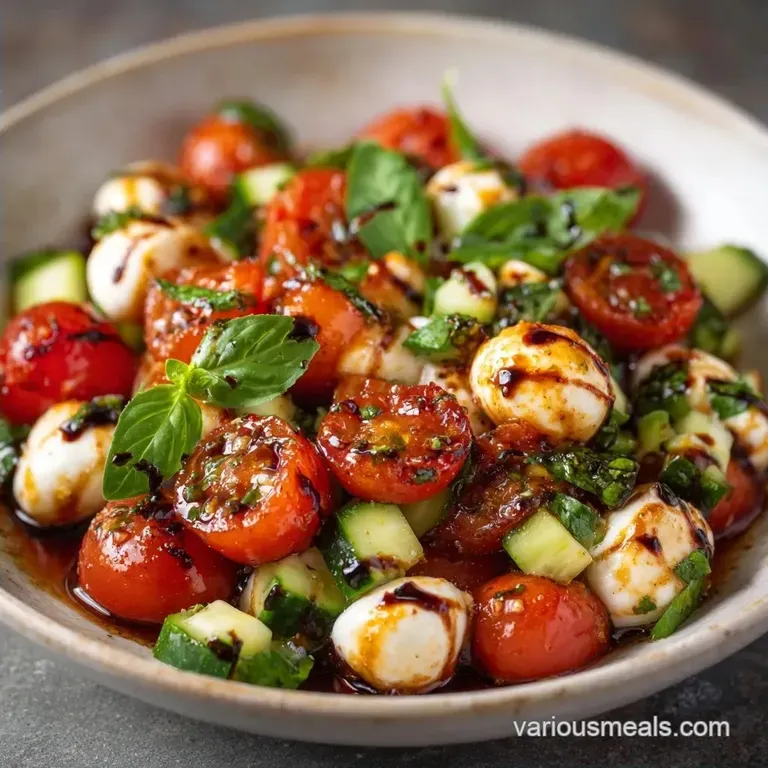 Basil Cherry Tomato Salad: Fresh and Bright
