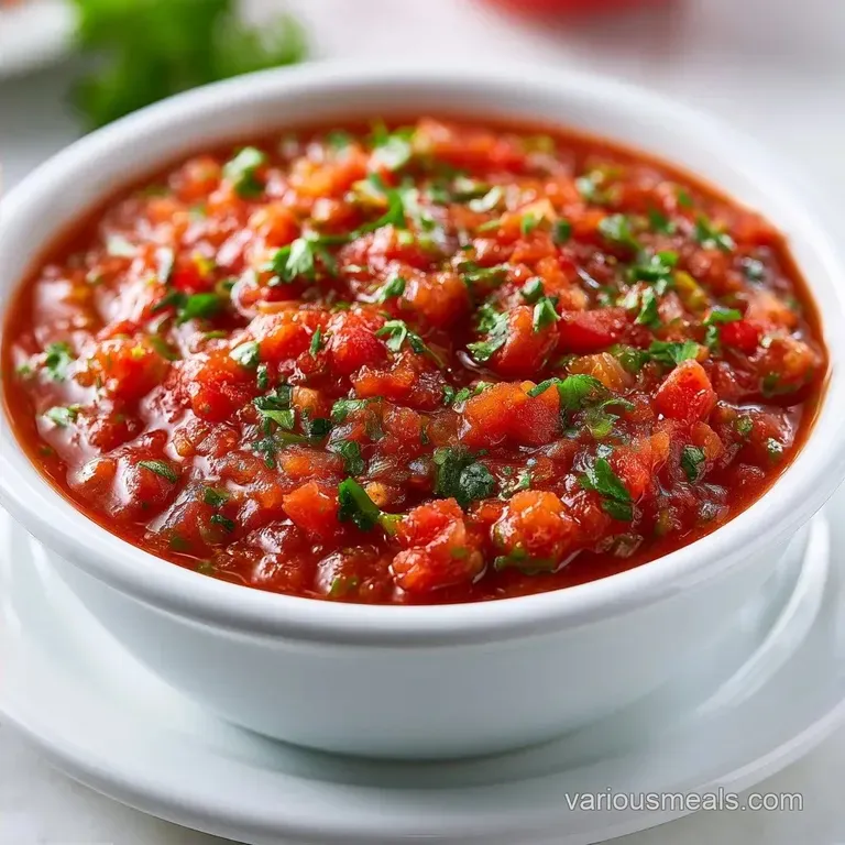 Restaurant Quality Blender Red Salsa