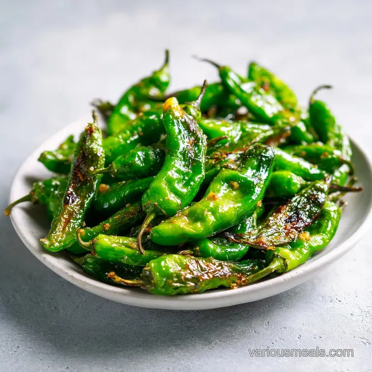 Blistered Shishito Peppers: Smoky and Savory