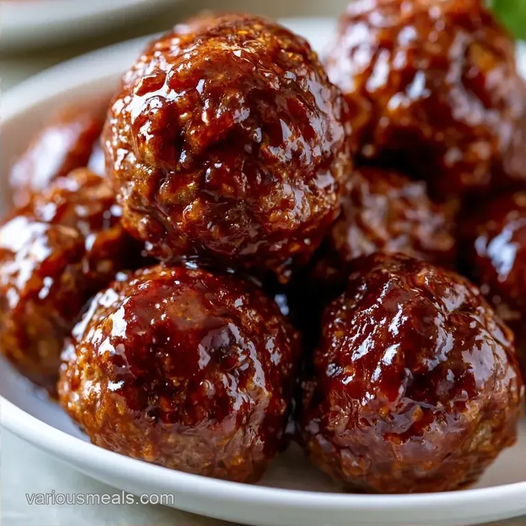Bourbon Cocktail Meatballs: Sticky and Savory
