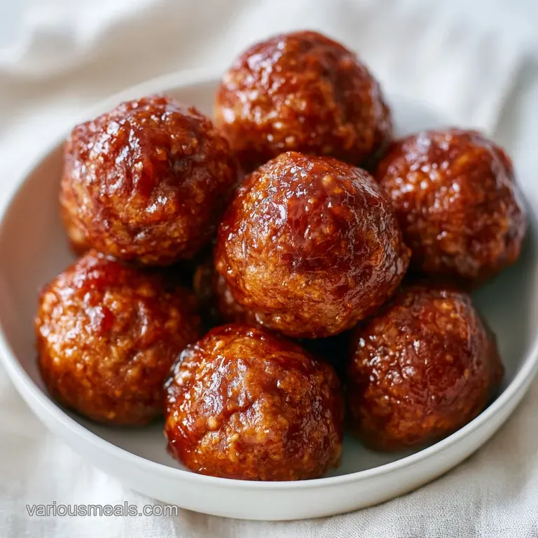 Bourbon Meatball Sauce: Sticky and Tangy