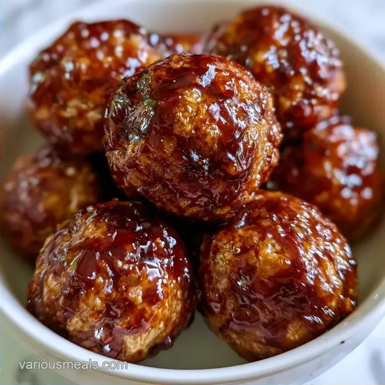 Old Fashioned Bourbon Meatballs: Sticky and Sweet